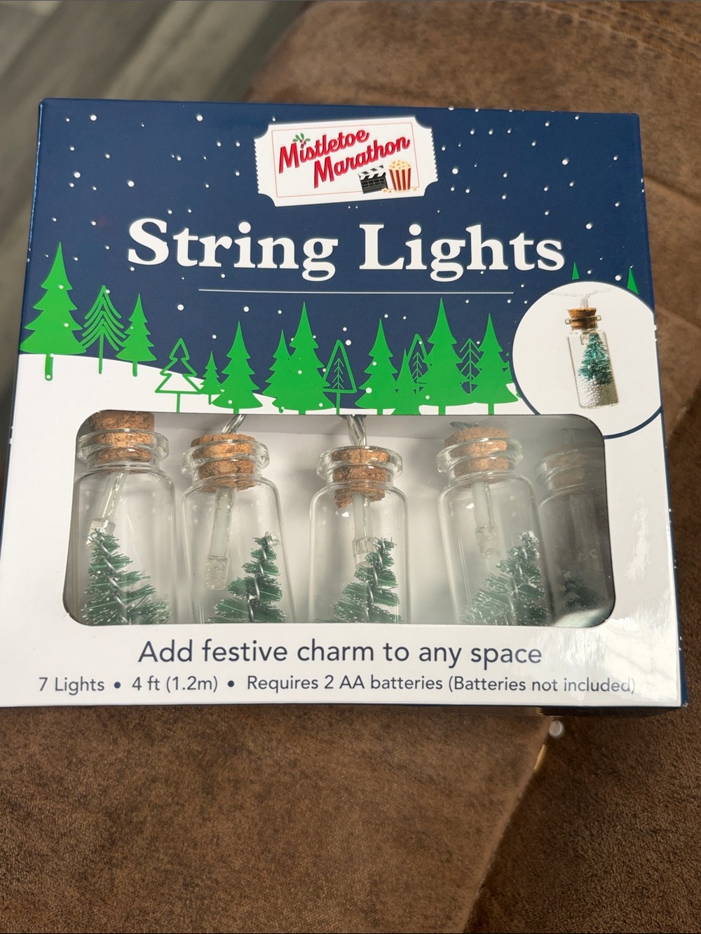 Green Bottle String Lights - Festive Holiday Decor